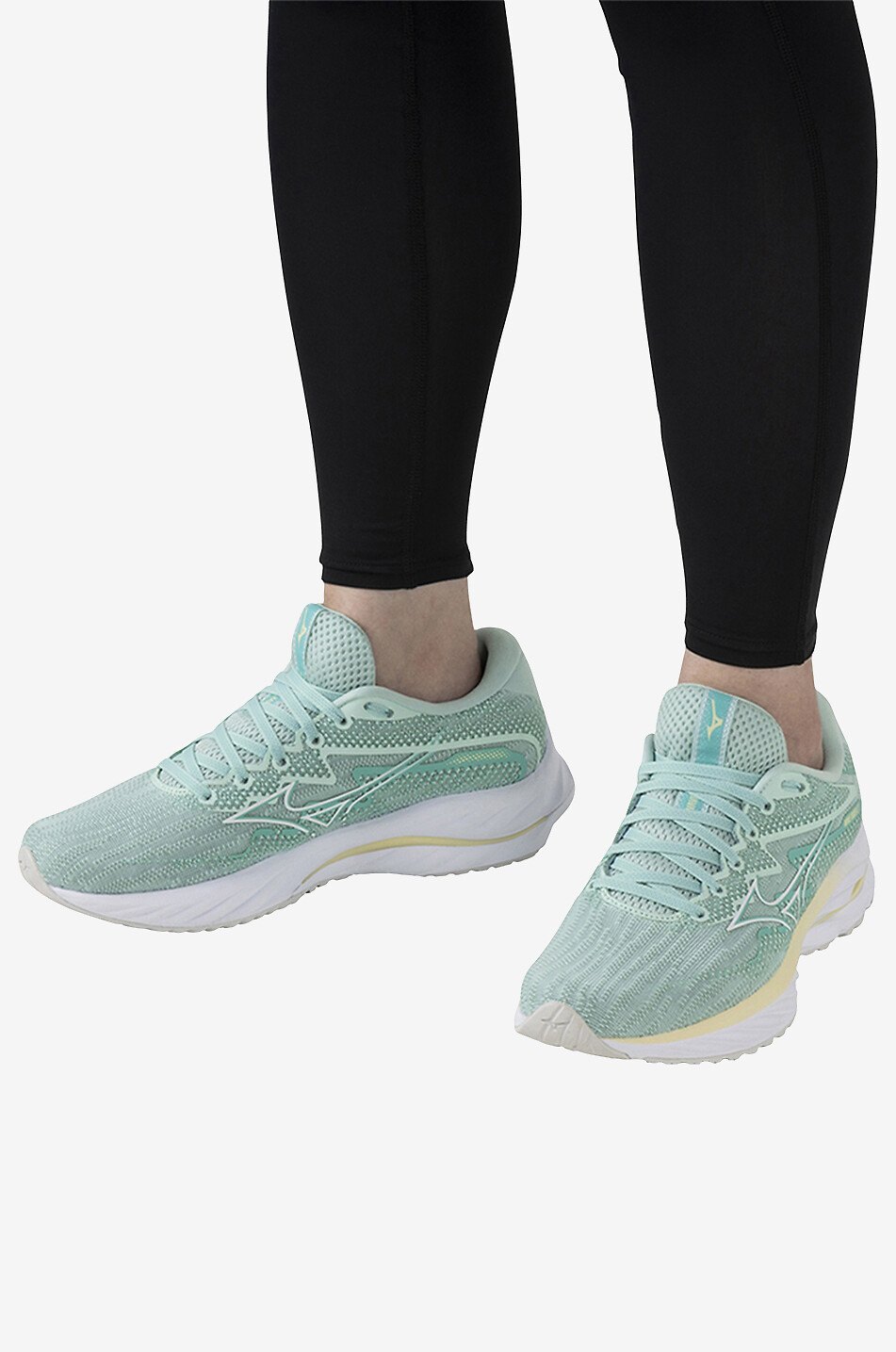 MIZUNO Chaussures de running Wave Rider 27 W Femme BLANC 3