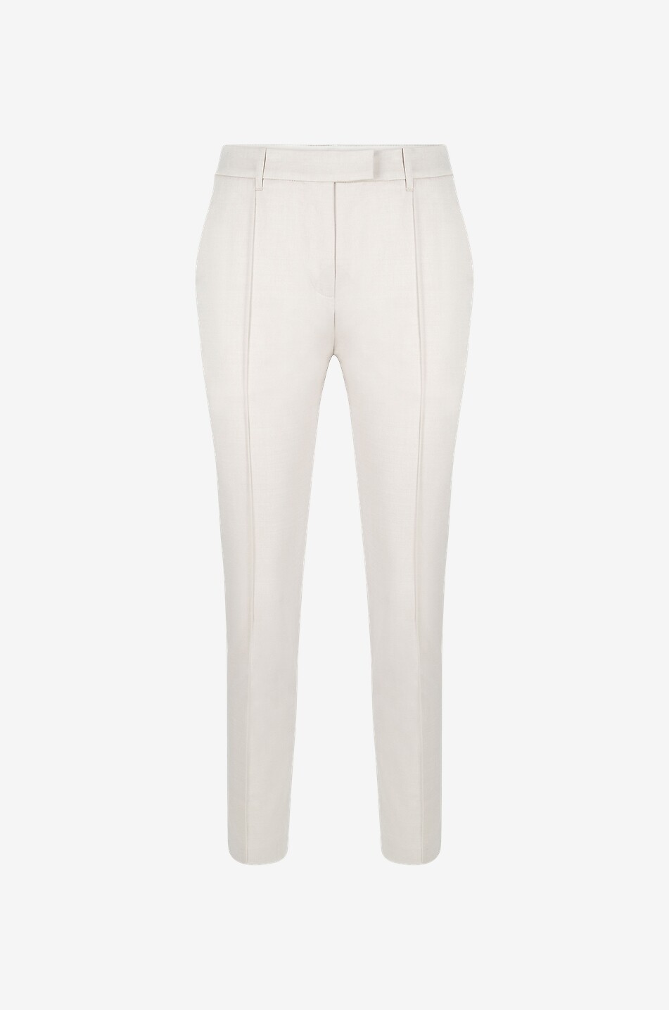 BARBARA BUI Pantalon slim en laine et coton Roxy Femme BLANC CASSE 1