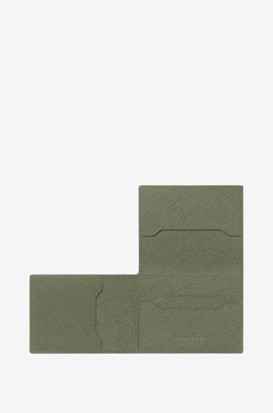 MONTBLANC Sartorial Trio 4CC saffiano leather card case Men LIGHT GREEN 3