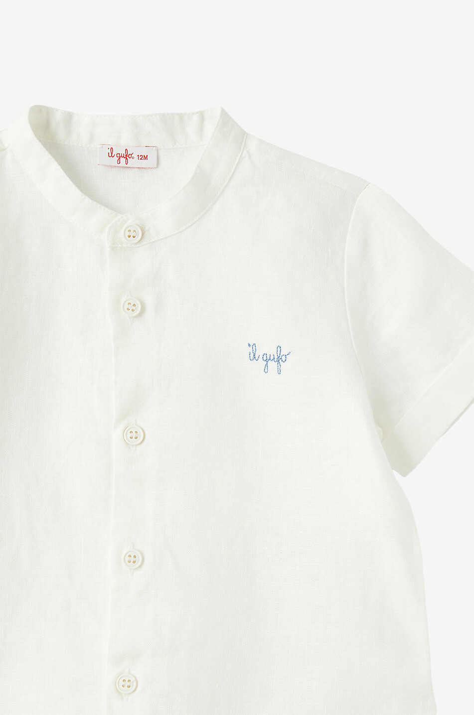 IL GUFO Baby-Set karierte Shorts und Hemd Baby BUNT 3