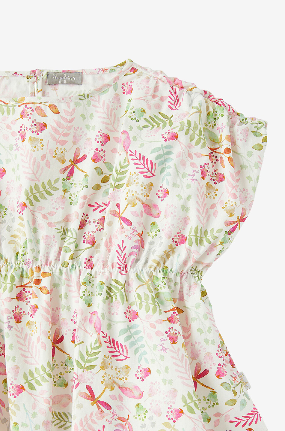 IL GUFO Mädchenset Shorts und geblümte Bluse Mädchen HELLROSA 4