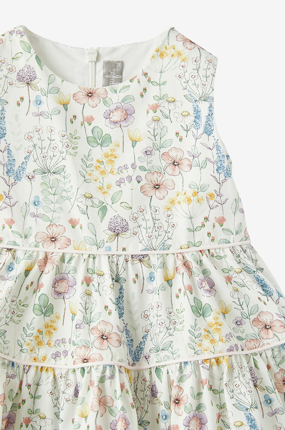 IL GUFO Geblümtes ärmelloses Kleid für Babys aus Baumwolle Baby BUNT 3