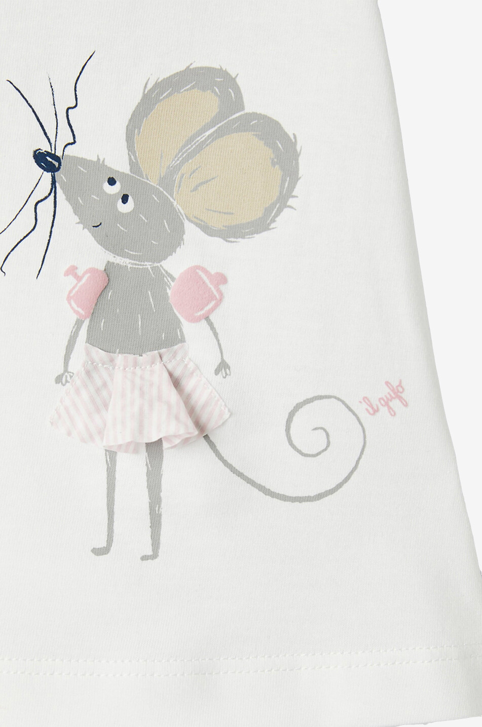 T-Shirt für Babys aus Baumwolle Mäuschen