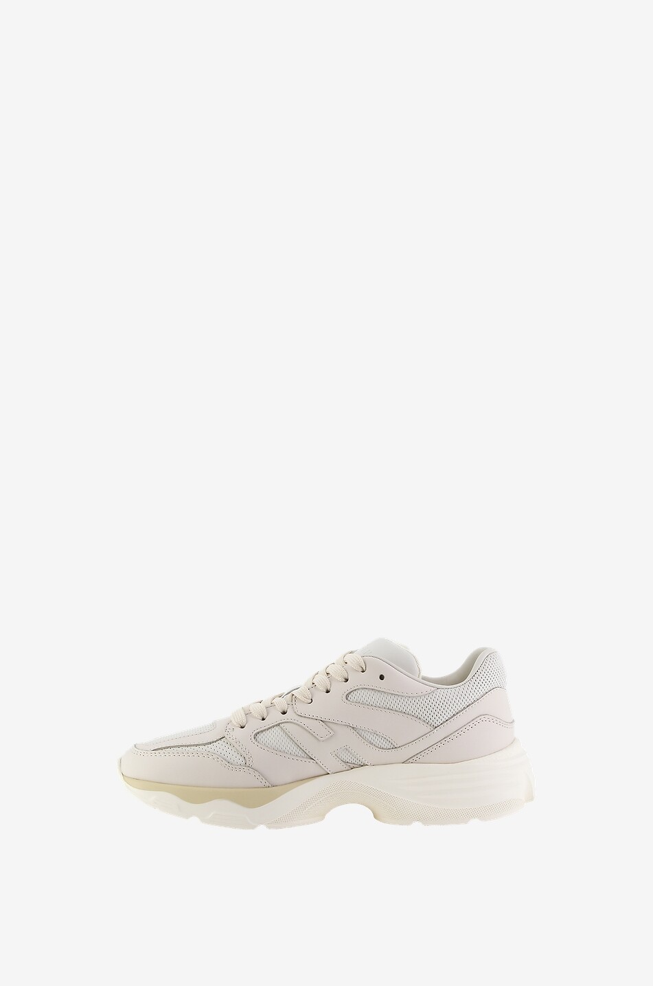 HOGAN Niedrige Sneakers aus perforiertem und glattem Leder H665 Damen BEIGE 3