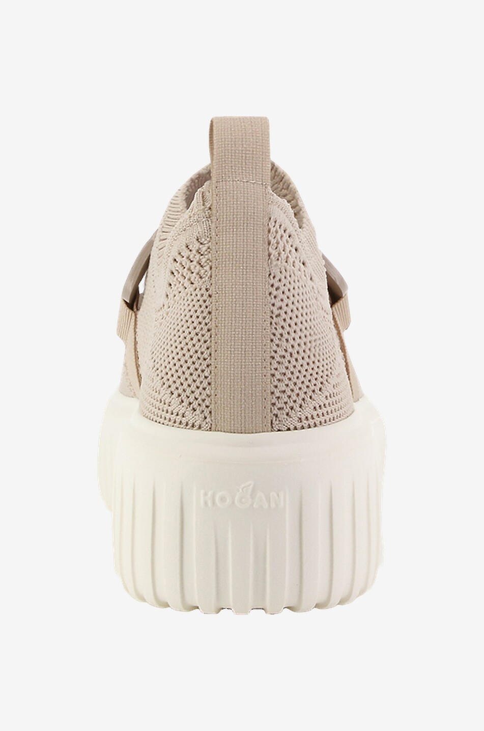 HOGAN Slip-on-Strick-Sneakers mit Plateausohle H-Stripes Damen BEIGE 4