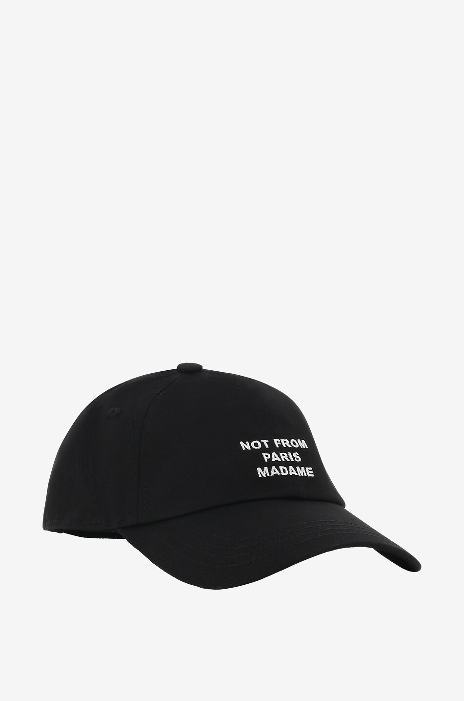 DROLE DE MONSIEUR La Casquette Slogan. cotton baseball cap Men BLACK 2