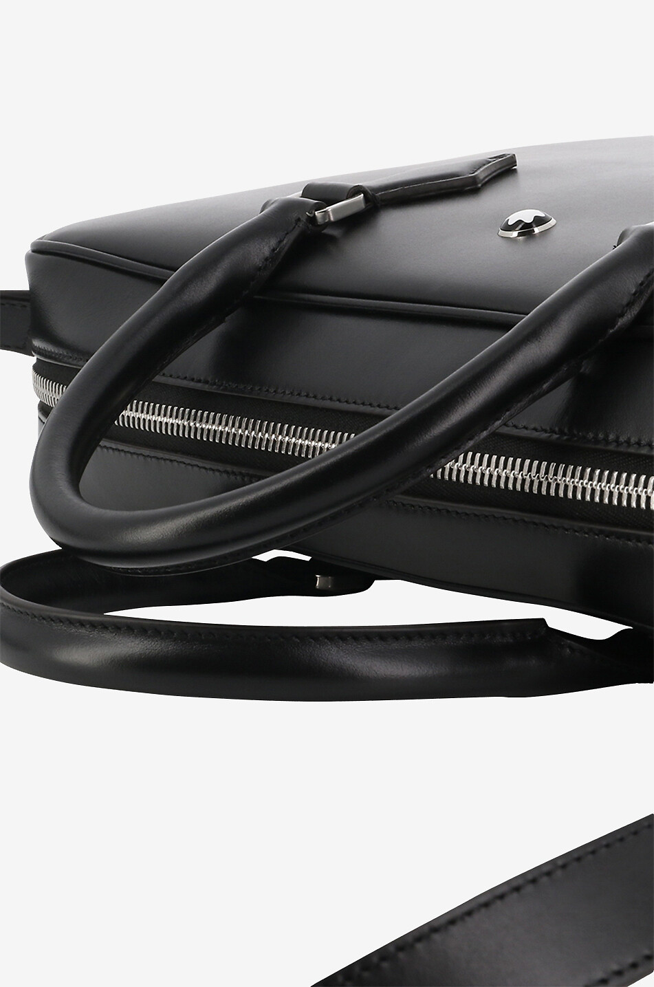 MONTBLANC Aktentasche aus Glattleder Meisterstück Herren Farblos 6