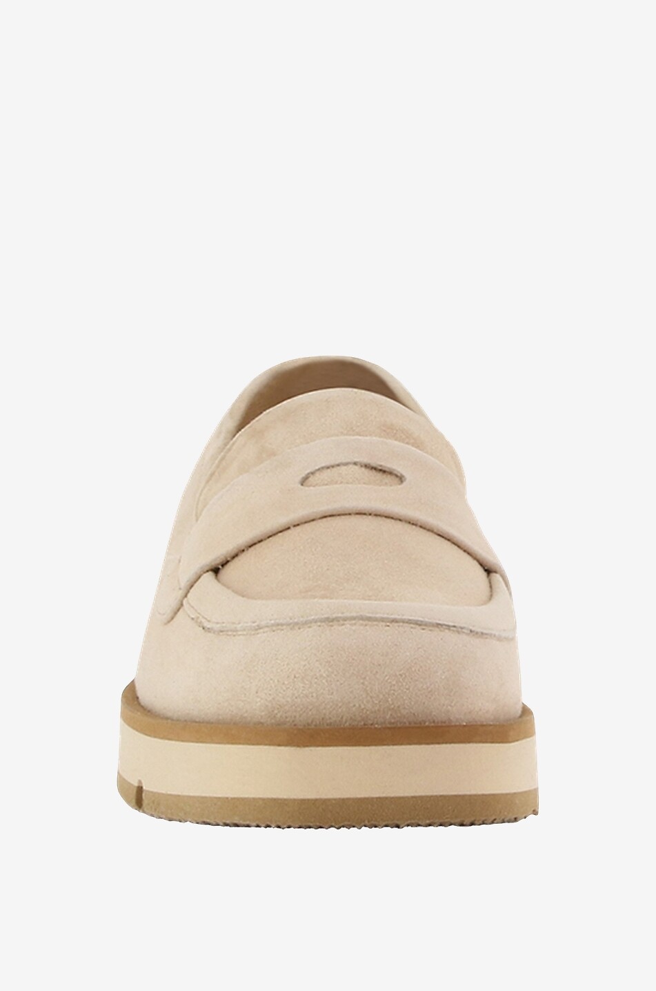 BONGÉNIE Mocassins en daim à semelle épaisse Molly 20 Femme Beige Foncé 2