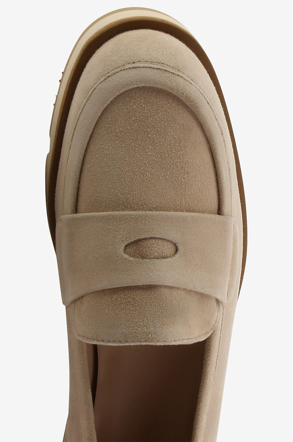 BONGÉNIE Mocassins en daim à semelle épaisse Molly 20 Femme Beige Foncé 5