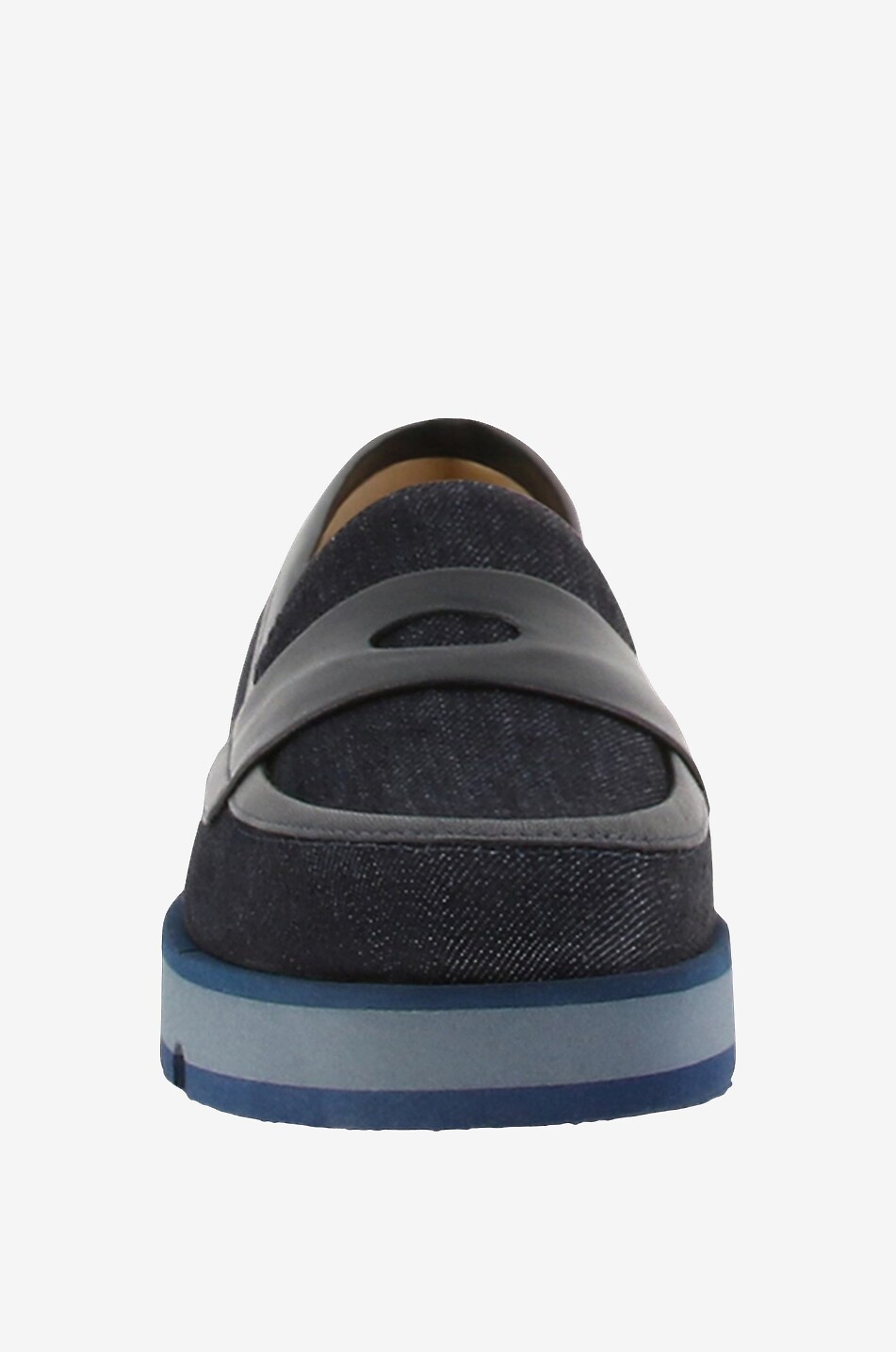 Denim- und Ledermokassins Molly 20