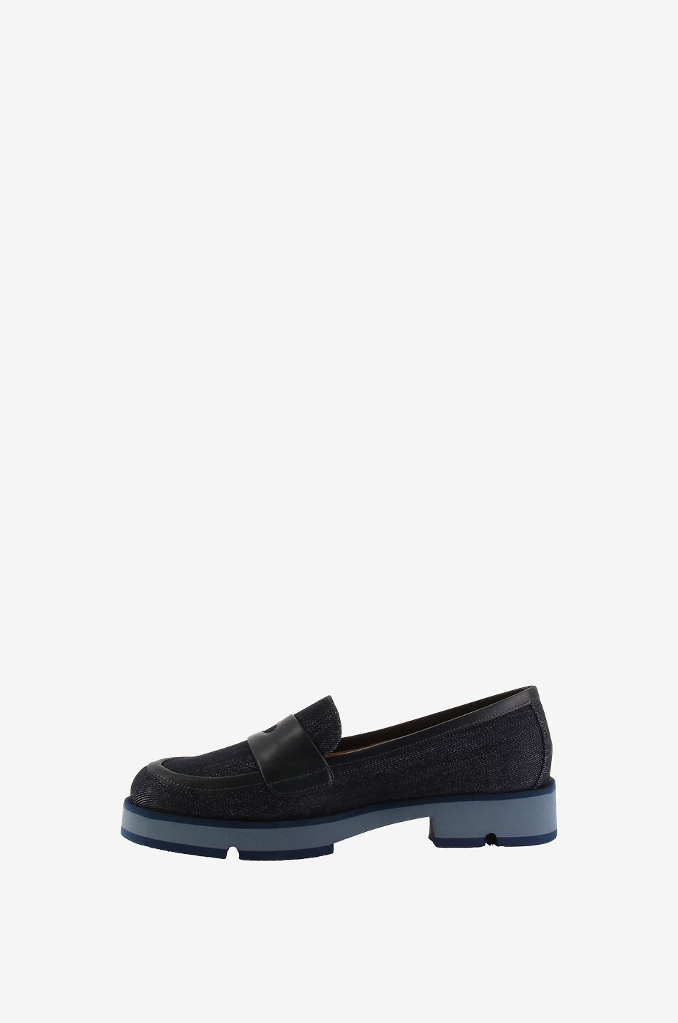 Denim- und Ledermokassins Molly 20