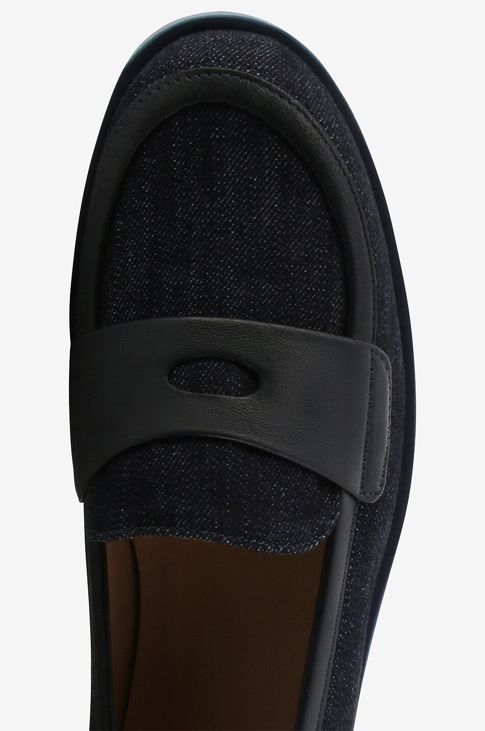 Denim- und Ledermokassins Molly 20