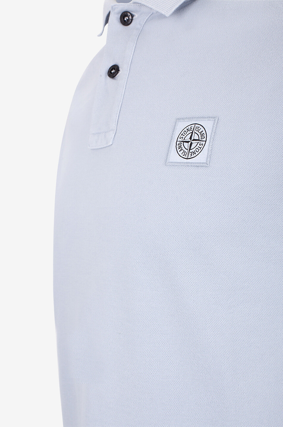 STONE ISLAND Kurzarm-Polohemd aus Baumwollpiqué 2SC67 Herren BLAU 3