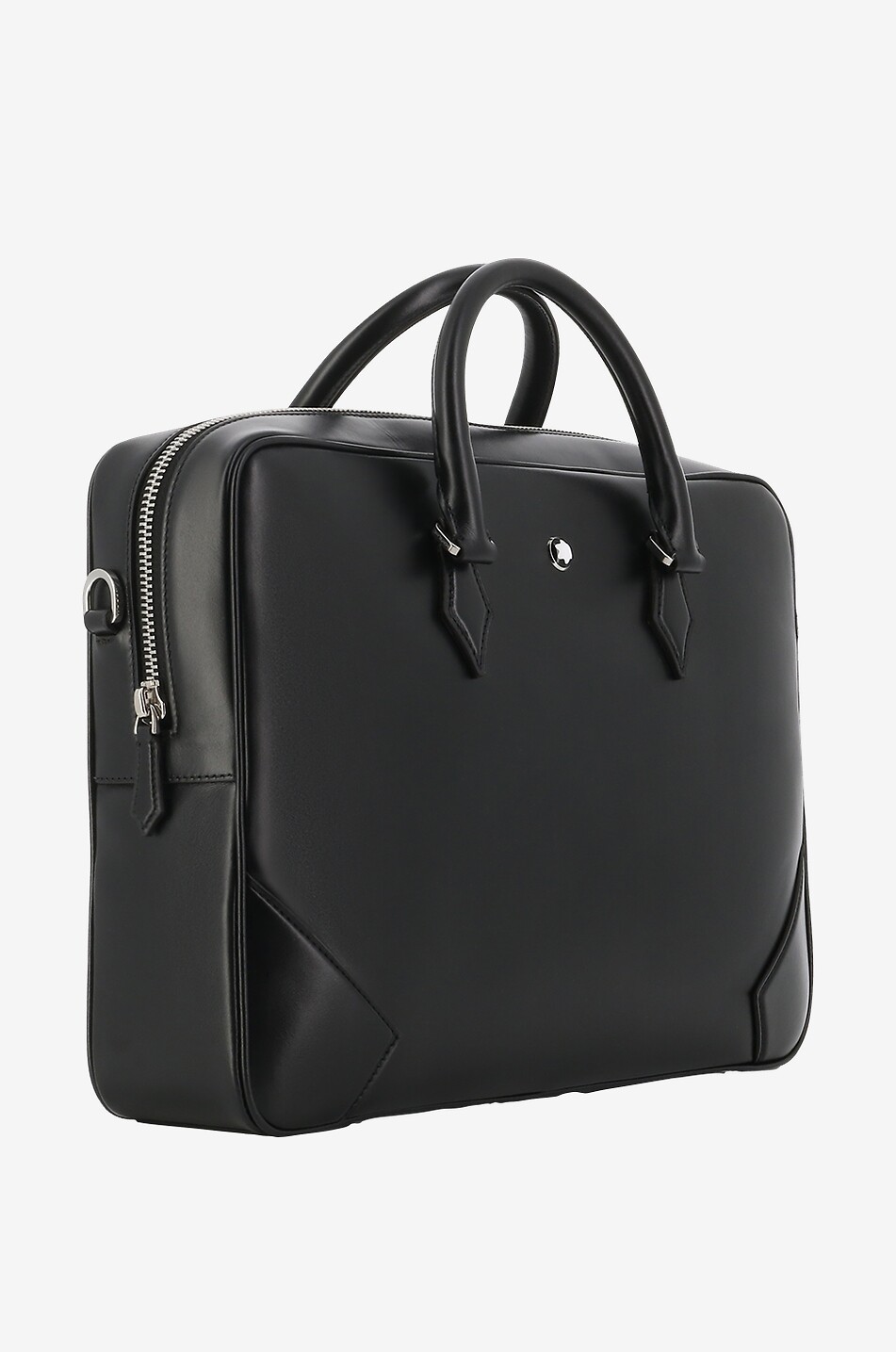 MONTBLANC Aktentasche aus Glattleder Meisterstück Herren Farblos 2