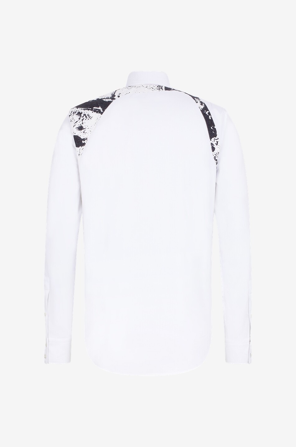 ALEXANDER McQUEEN Harness Fold poplin shirt Men WHITE 2