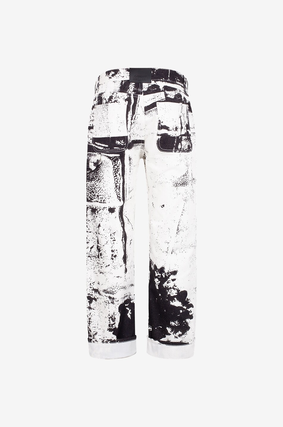 Jean droit imprimé Workwear Fold