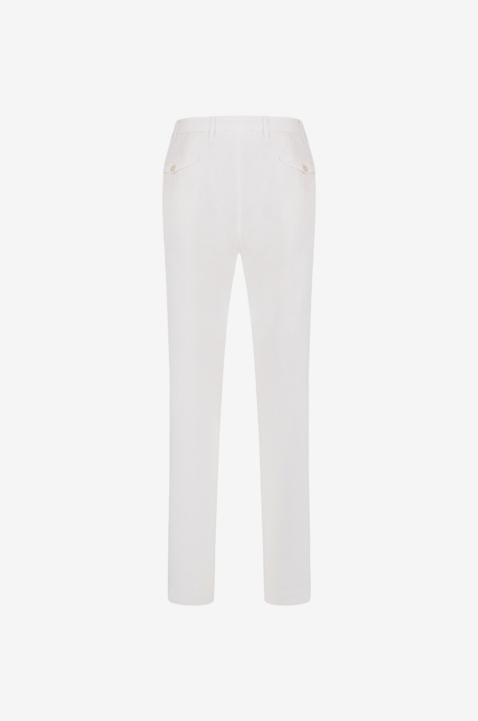 Pattern 54 tapered linen and gabardin trousers