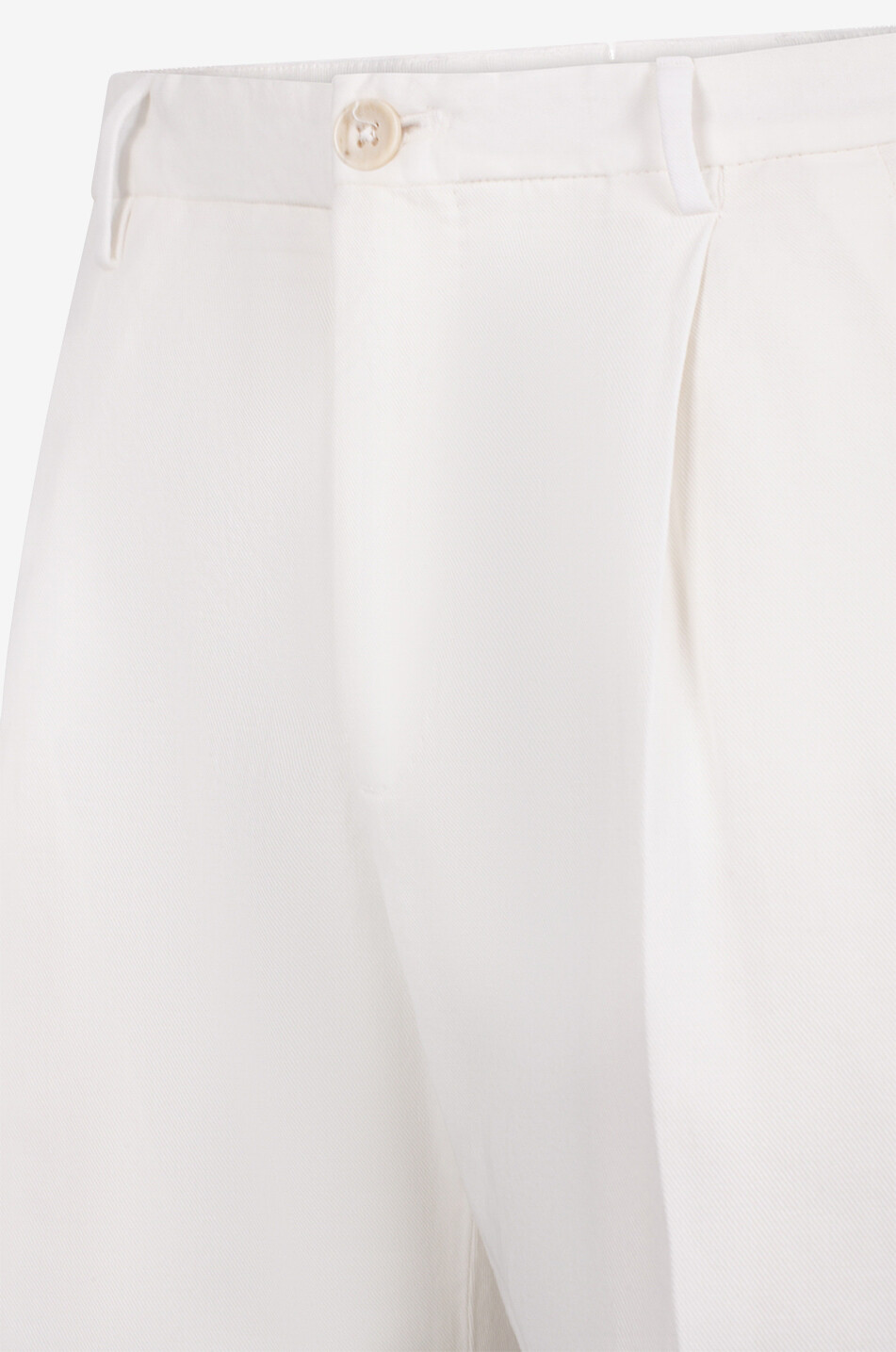 Pattern 54 tapered linen and gabardin trousers