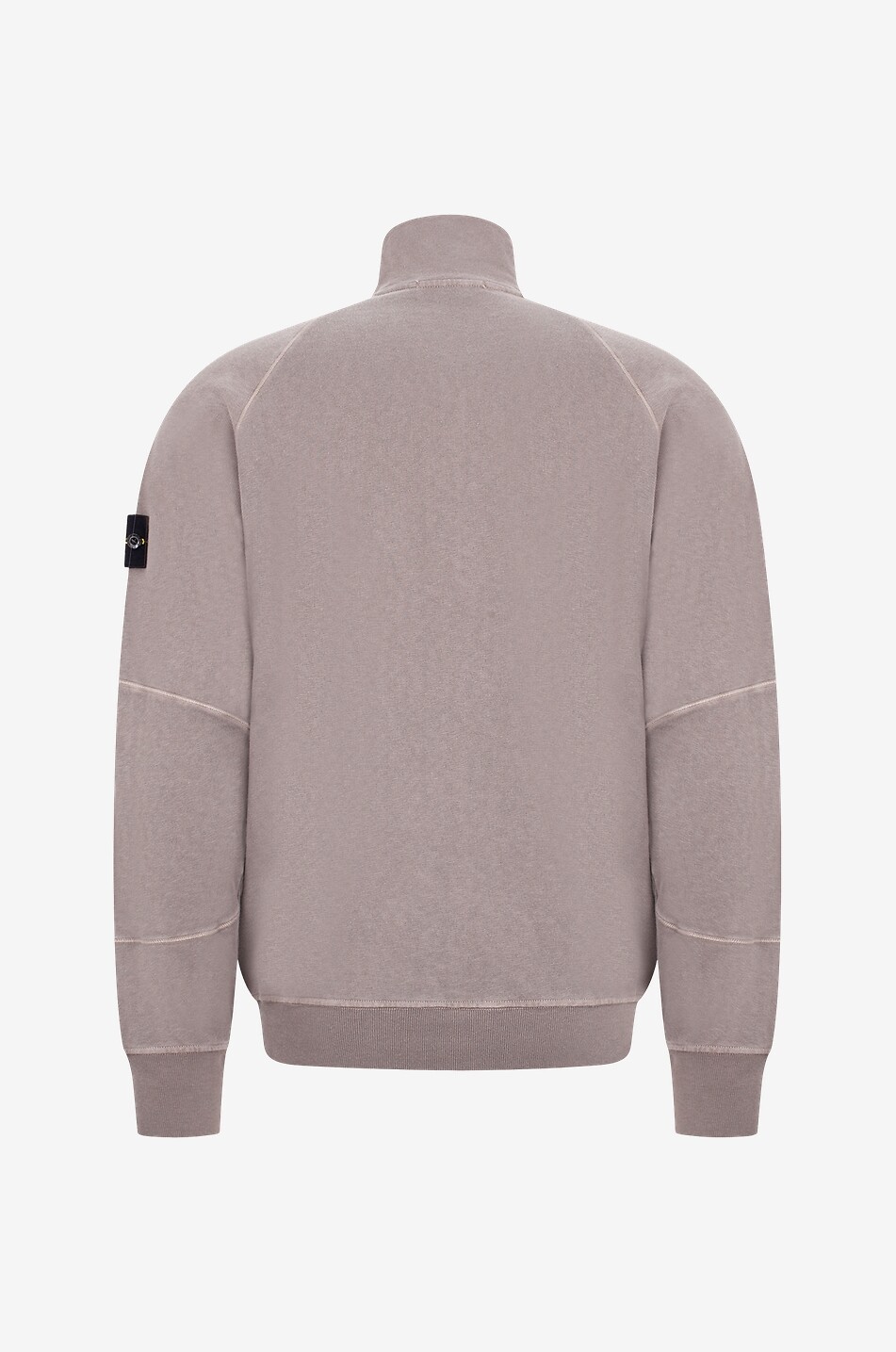 65960 Old Treatment full-zip sweatshirt with stand-up collar
