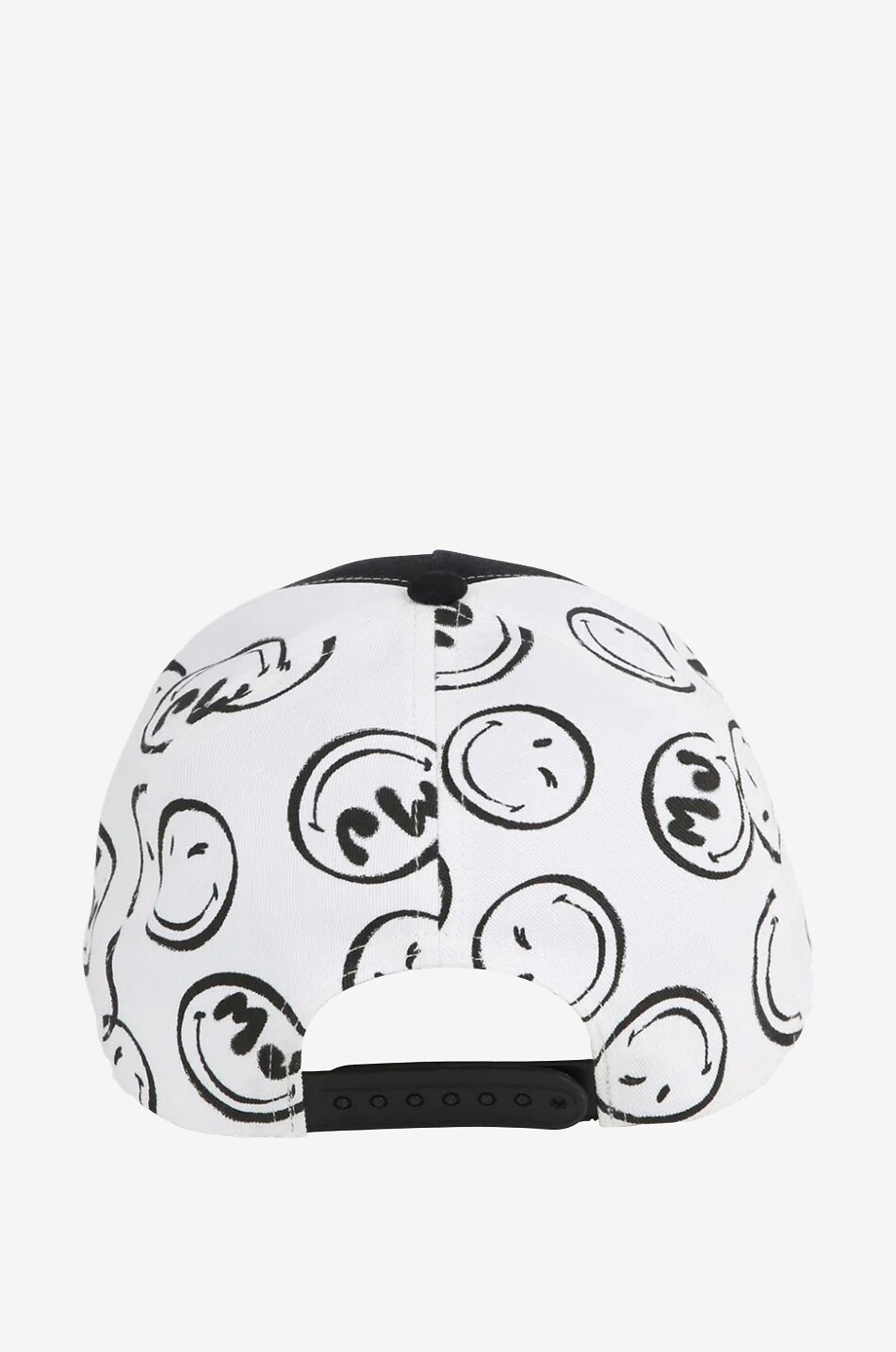 MARC JACOBS Casquette garçon en coton Smiley Face Garçon NOIR 2