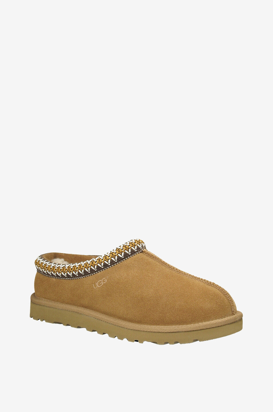UGG Chaussons en daim fourré W Tasman Braid Femme MARRON 1