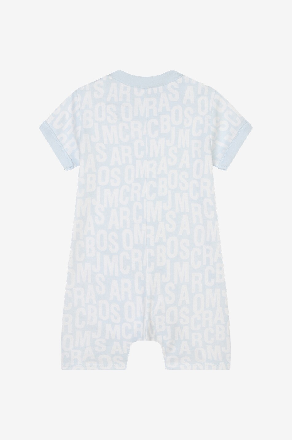 Baby-Jersey-Kurzstrampler mit All-Over-Logoprint