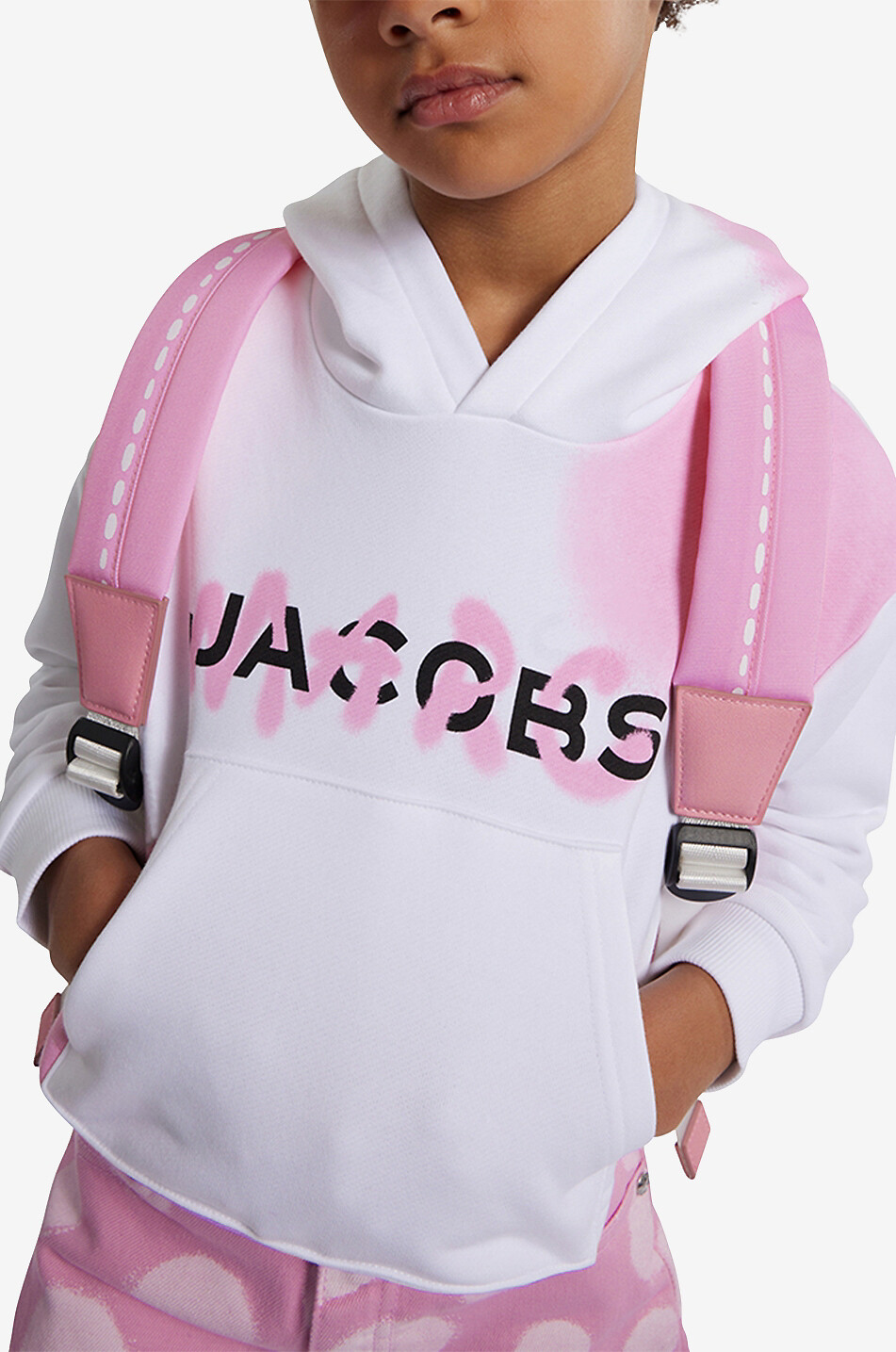 Graffiti Logo girl's cotton baseball cap