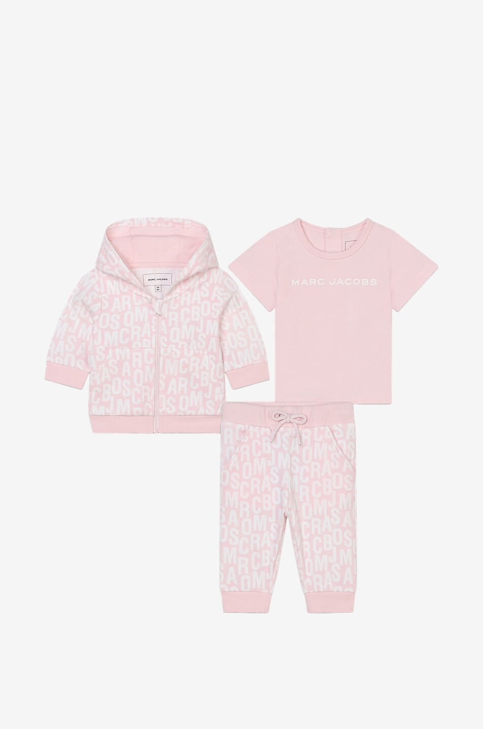 Baby-Jogginganzug mit T-Shirt Logo All-Over