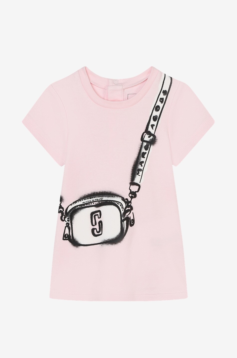 Baby-T-Shirt-Kleid mit Print Iconic Bag