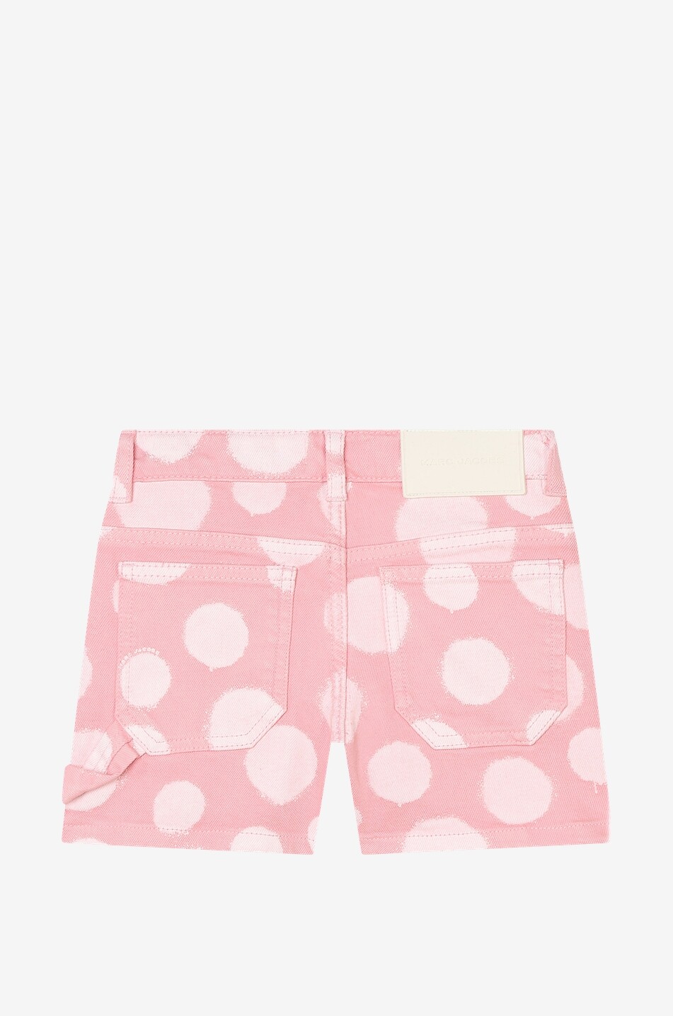 MARC JACOBS Short en denim fille Graffiti Dots Fille ROSE CLAIR 2
