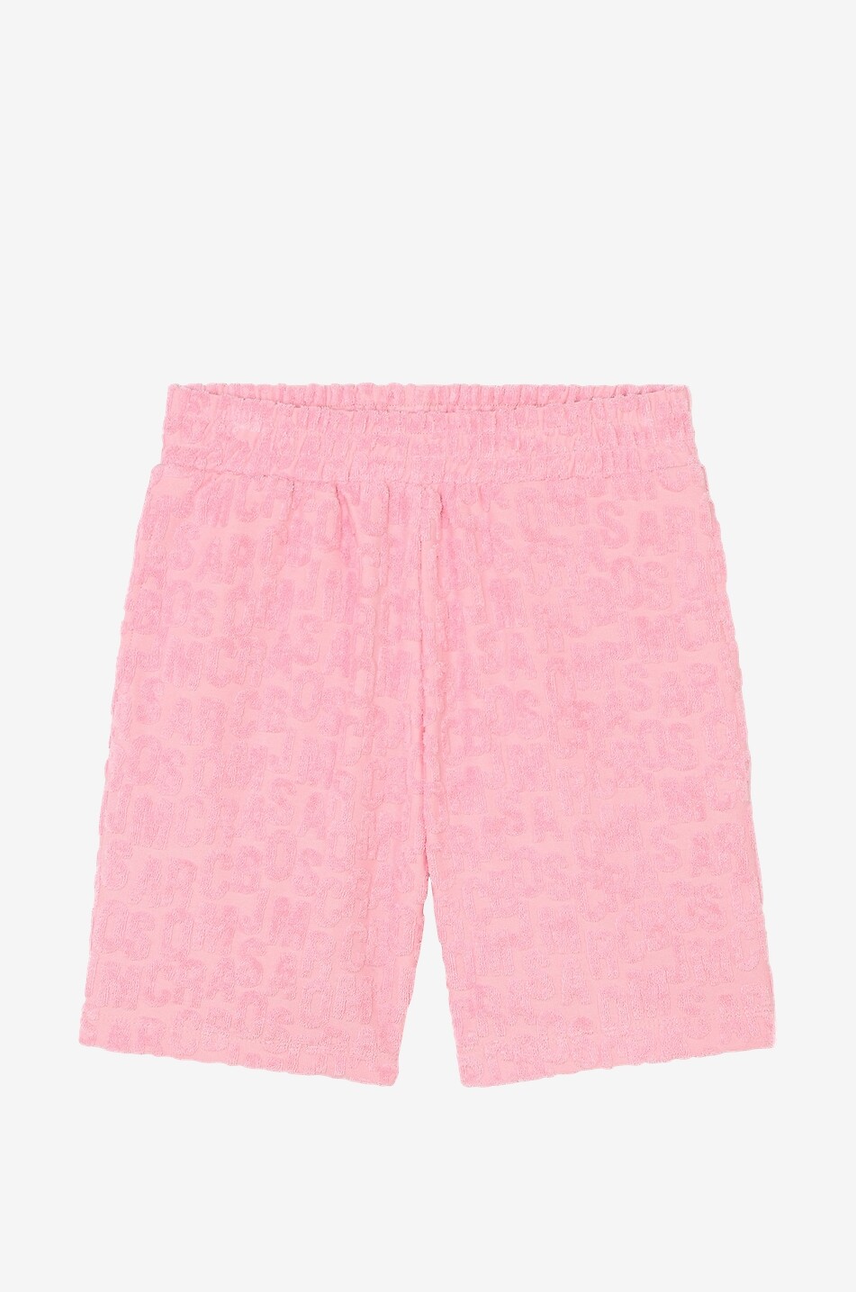 MARC JACOBS Logo All Over girl's terry shorts Girl LIGHT PINK 1