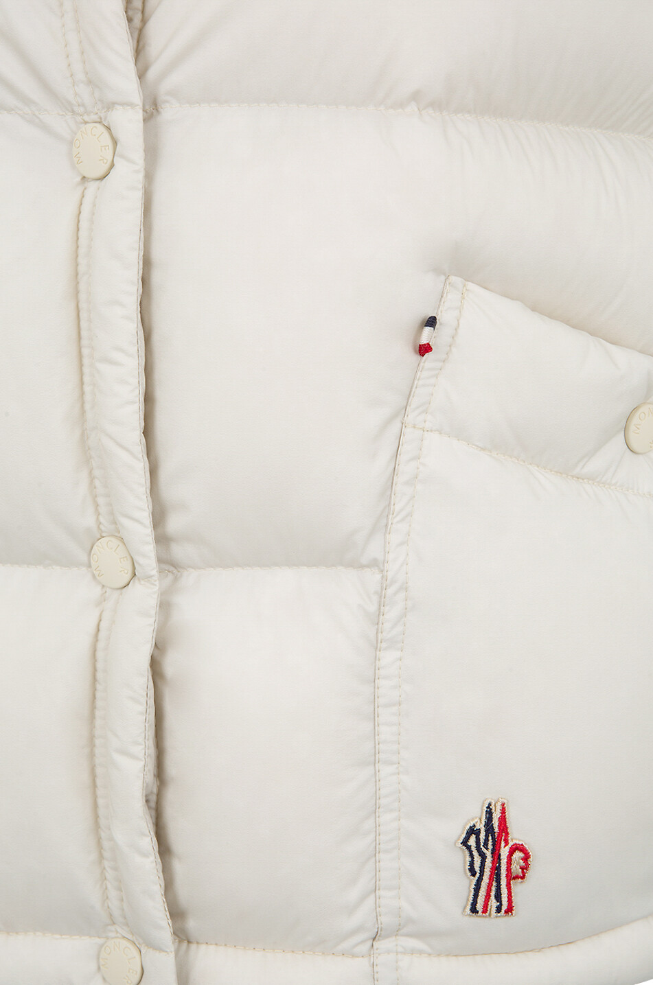 MONCLER GRENOBLE Doudoune sans manches bi-matière Sorapis Femme BLANC CASSE 3