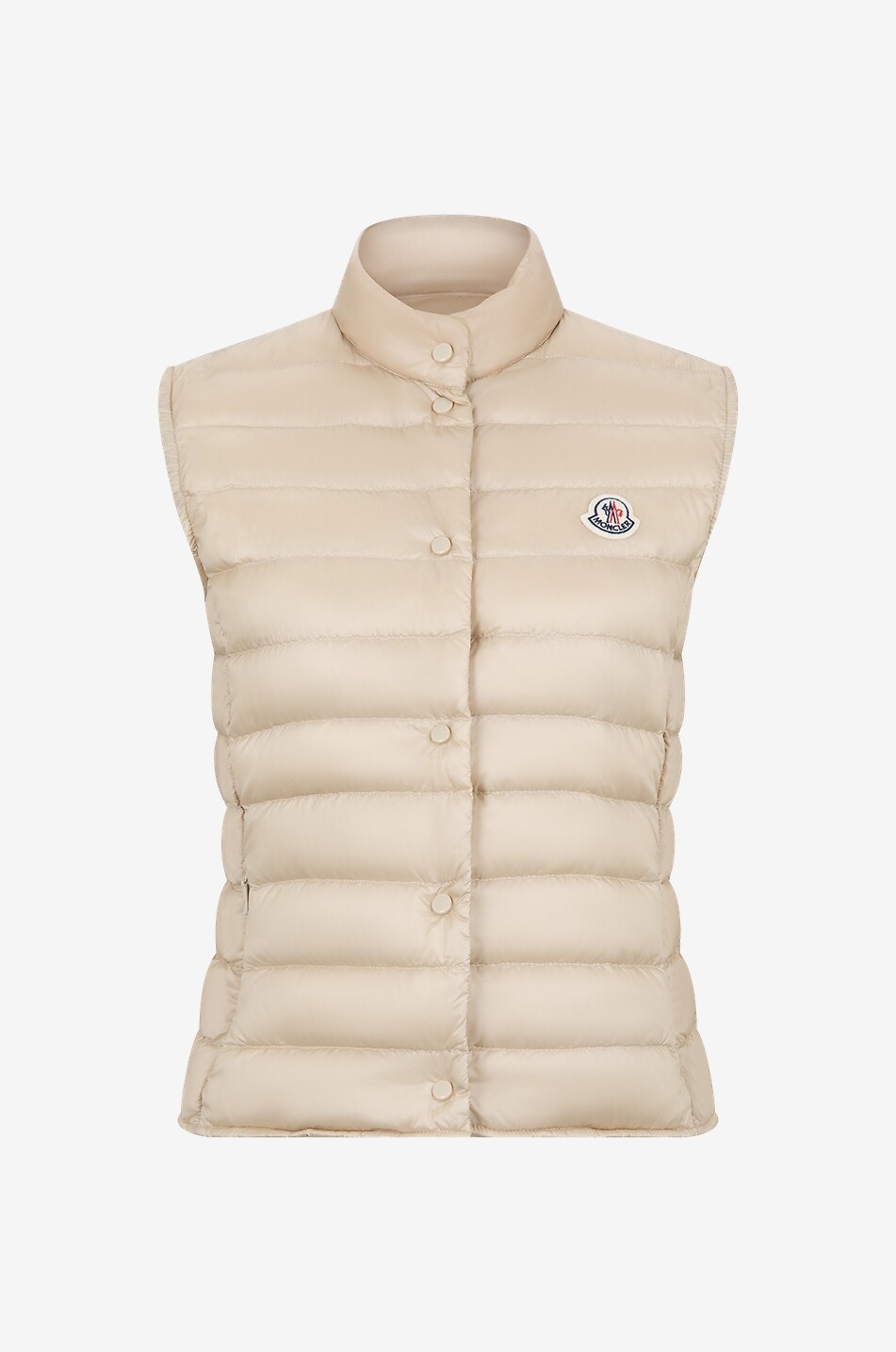Liane down vest with stand-up collar