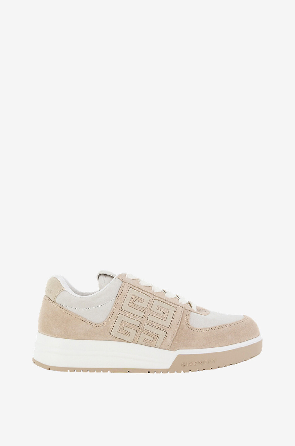GIVENCHY G4 bicolour suede lace-up low-top sneakers Women BEIGE 1