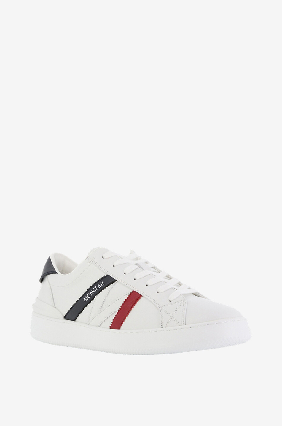 MONCLER Monacco M low-top lace-up synthetic sneakers Men WHITE 1