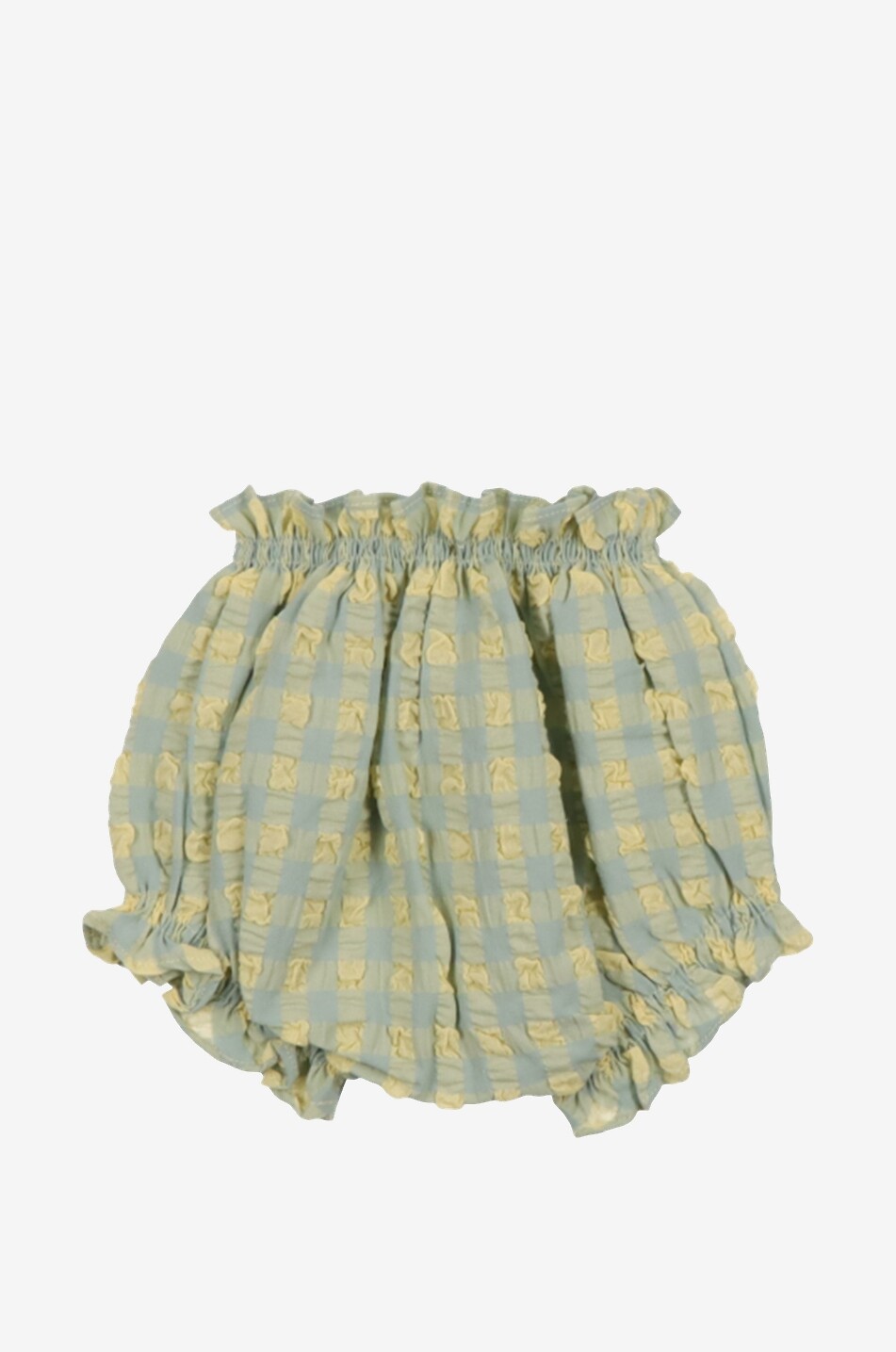 THE NEW SOCIETY Canyon checked bloomers Baby LIGHT GREEN 2