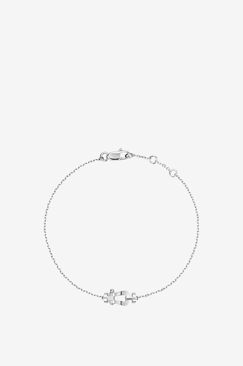 FRED PARIS Force 10 XS white gold bracelet Women GREY 1