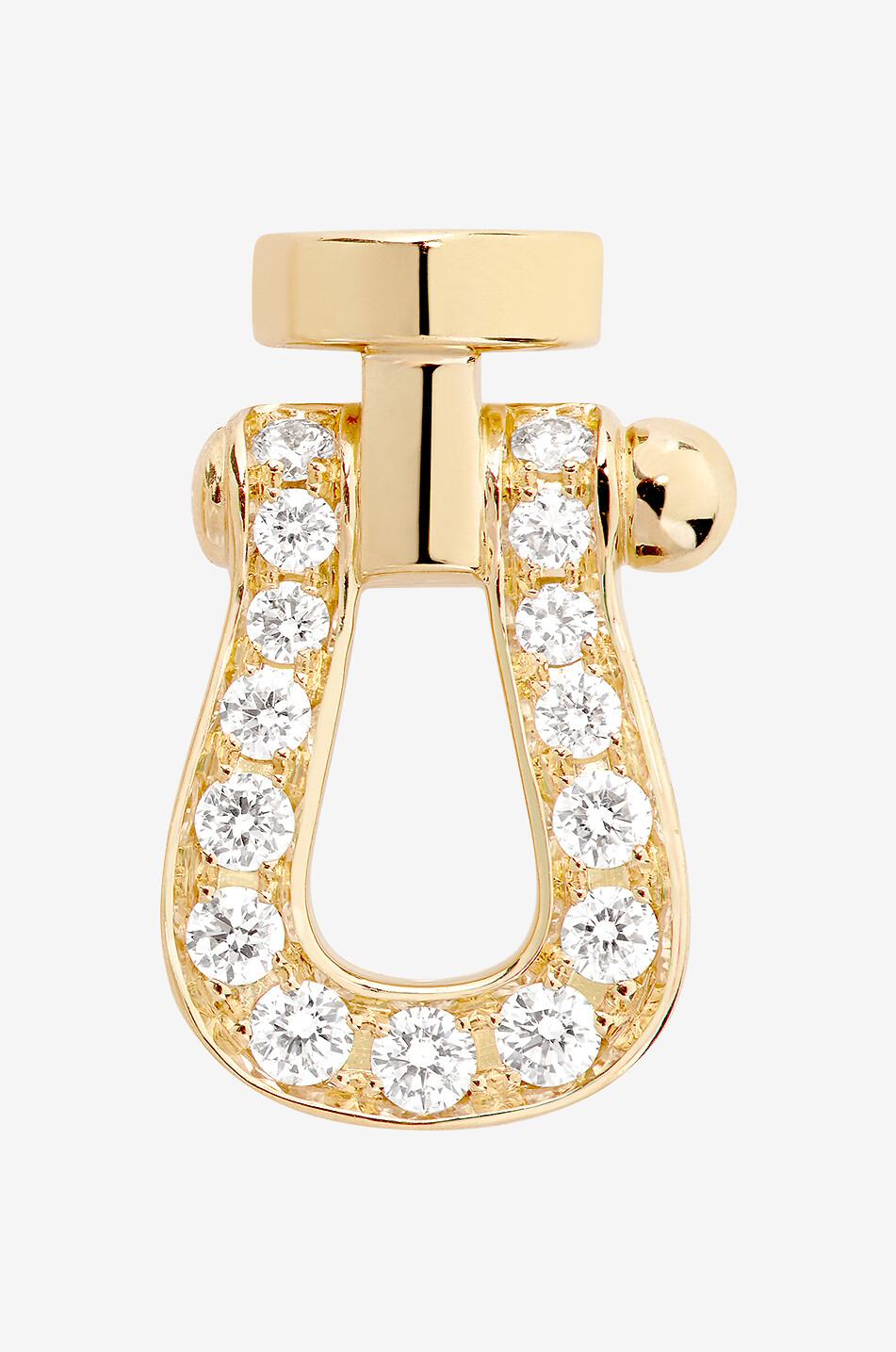 FRED PARIS Einzelner Gelbgold- und Diamantohrstecker Force10 SM - Linke Ohr Damen GELB 1