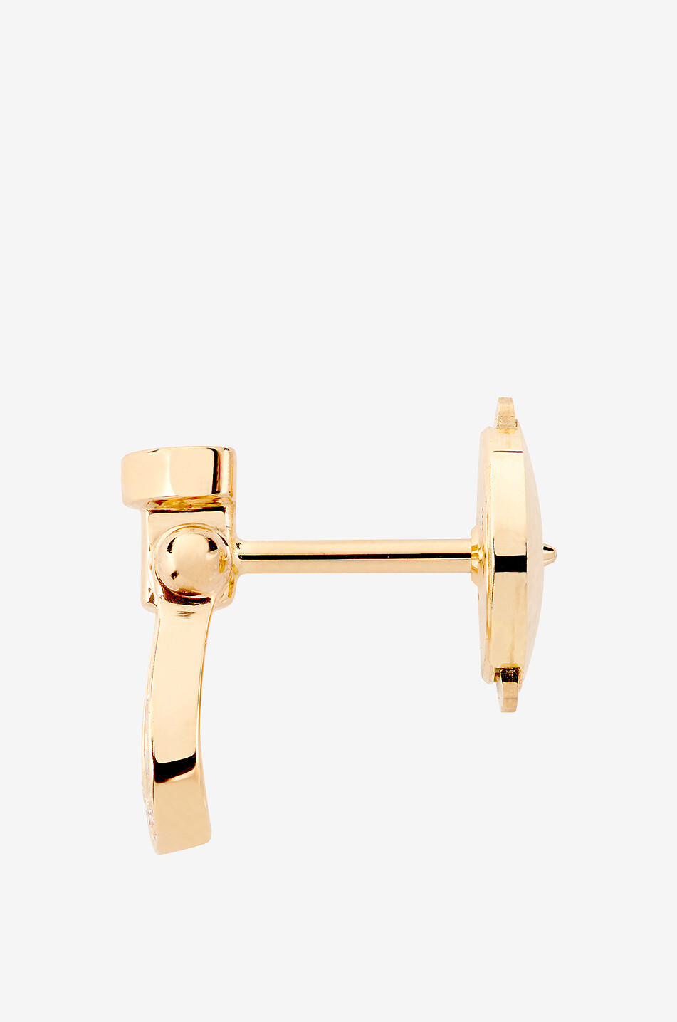 FRED PARIS Einzelner Gelbgold- und Diamantohrstecker Force10 SM - Linke Ohr Damen GELB 2