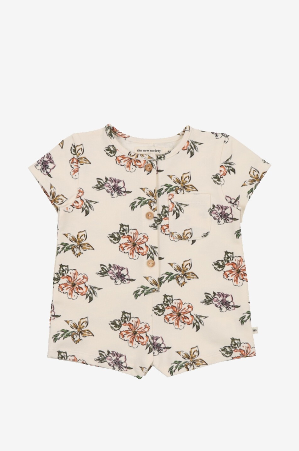 Barboteuse en jersey bébé Rancho Hibiscus