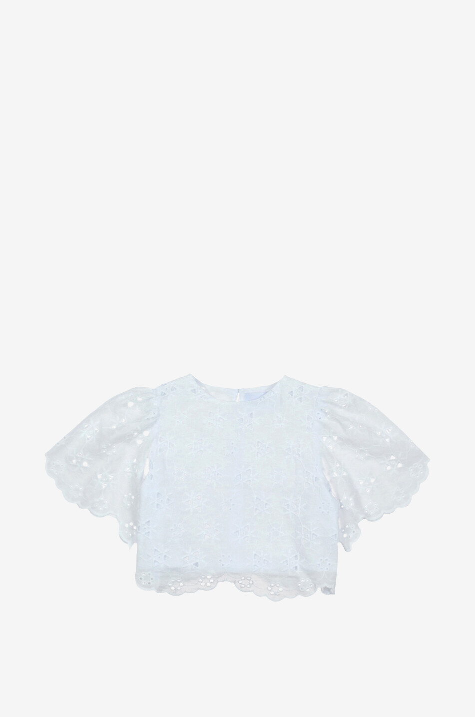 Mädchenbluse mit Lochstickereien Abbot