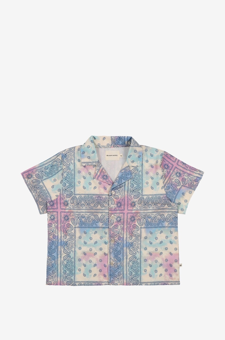 Downtown boy's bandana and tie-and-dye print shirt