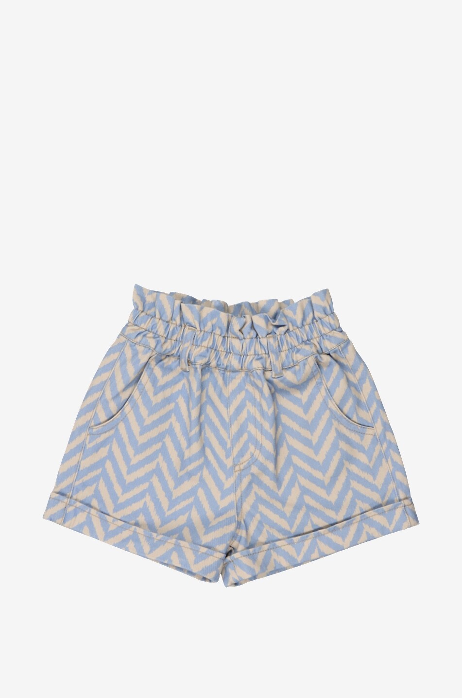 THE NEW SOCIETY West Hills La Brea girl's paperbag denim shorts Girl GREY 1