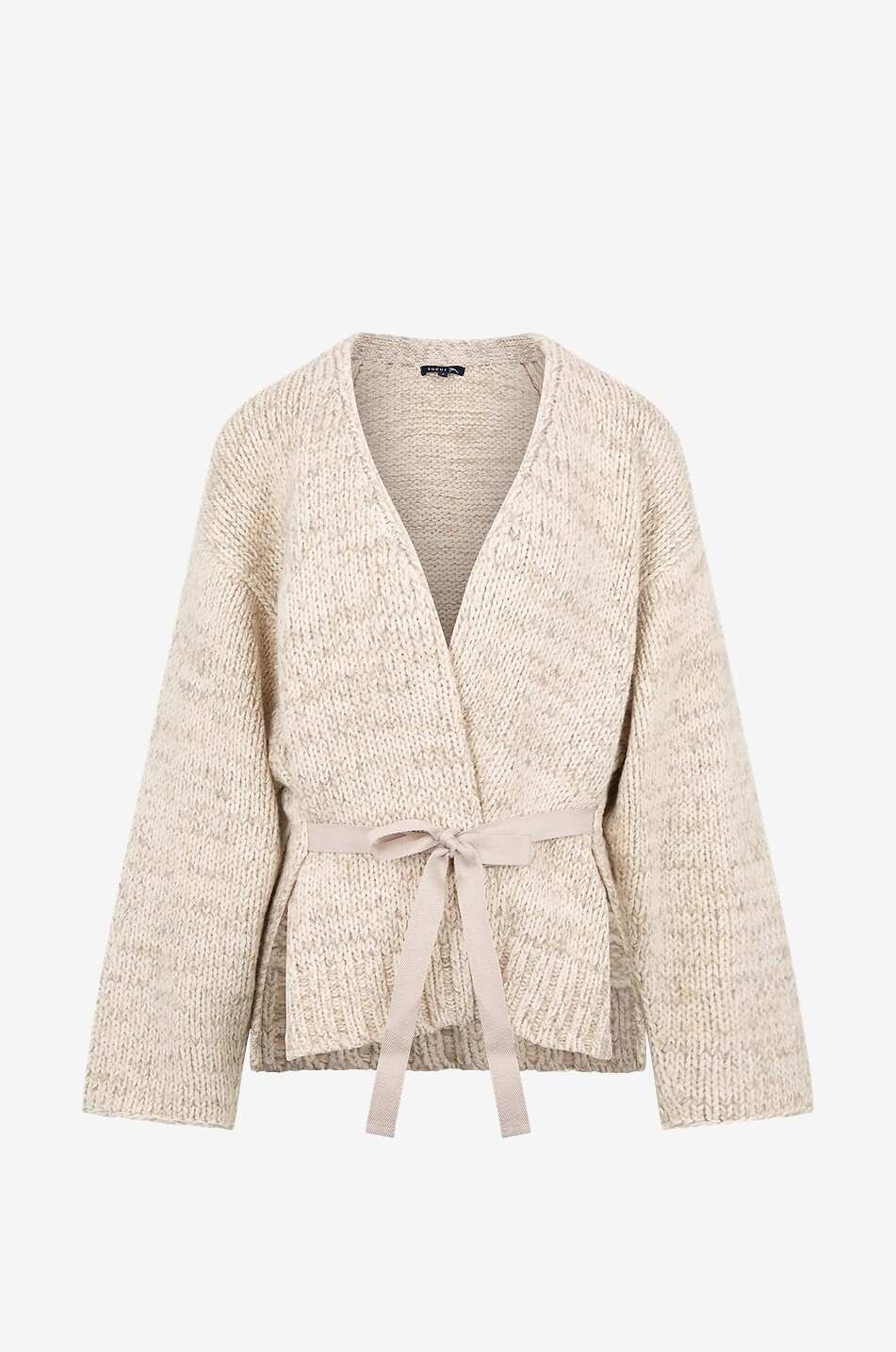 Astral wrap cardigan in wool blend