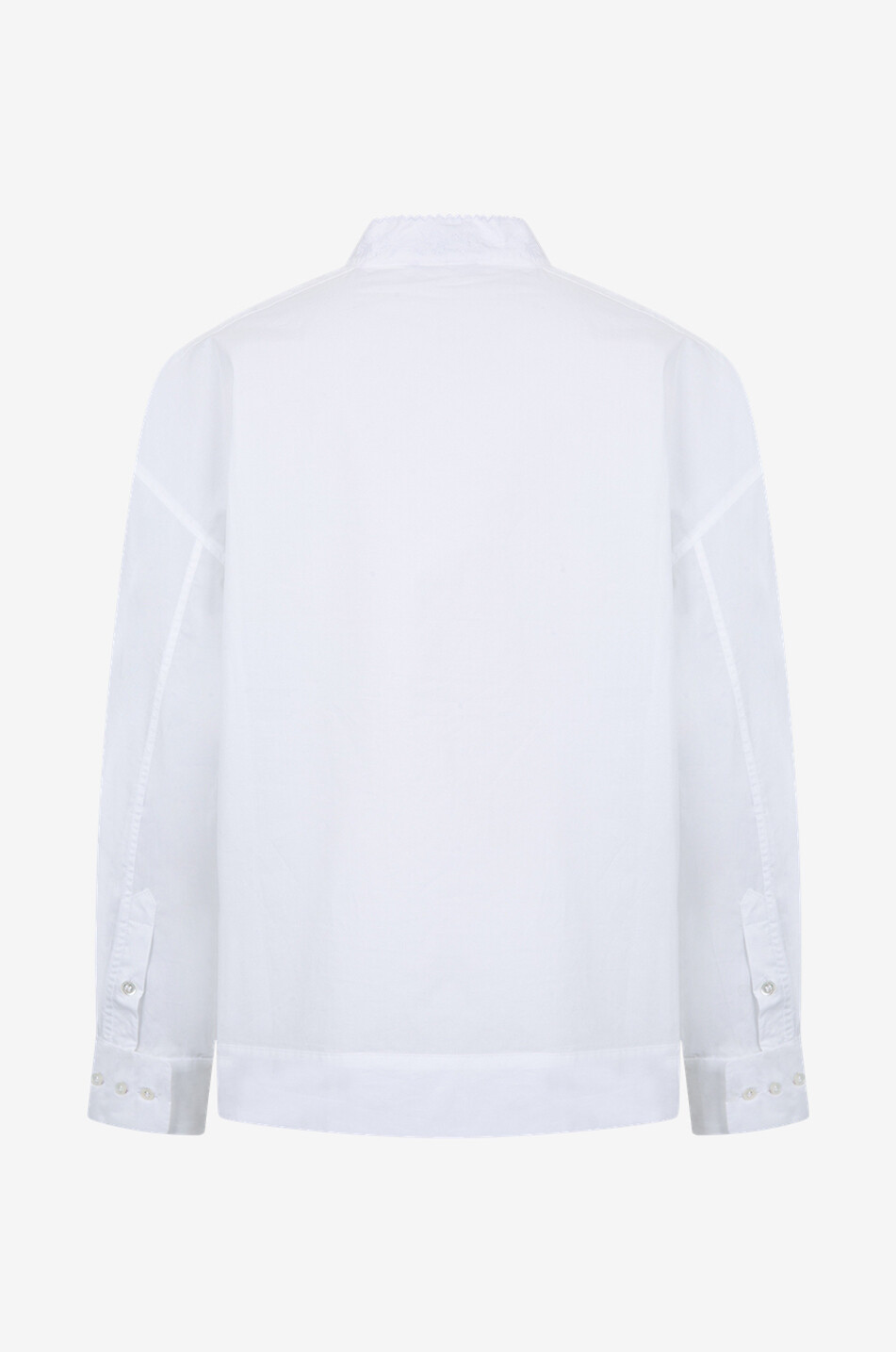 Chemise brodée en popeline Poème