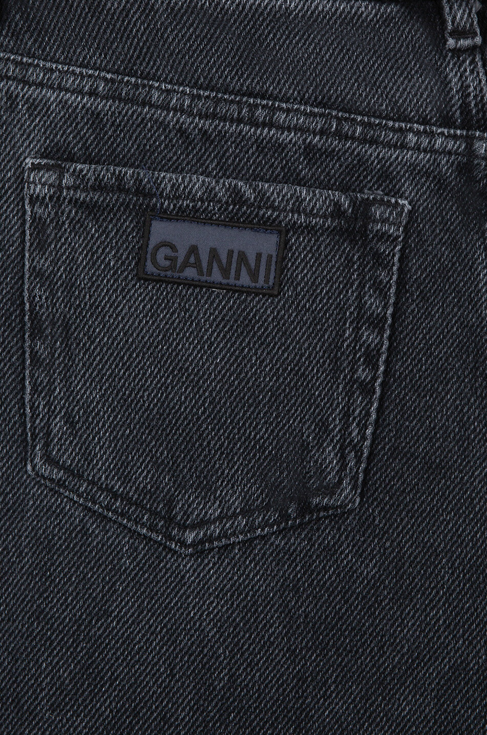 Jean droit avec cordon de serrage Izey Washed Black