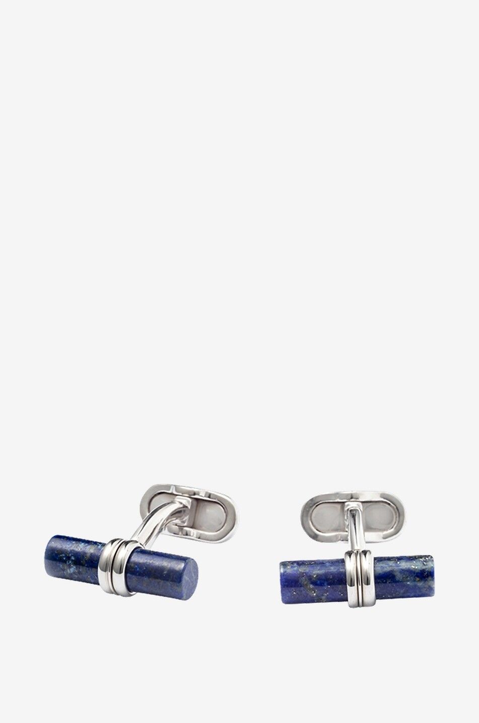 MON ART FIRENZE Taro fine stone-adorned cufflinks Men BLUE 1