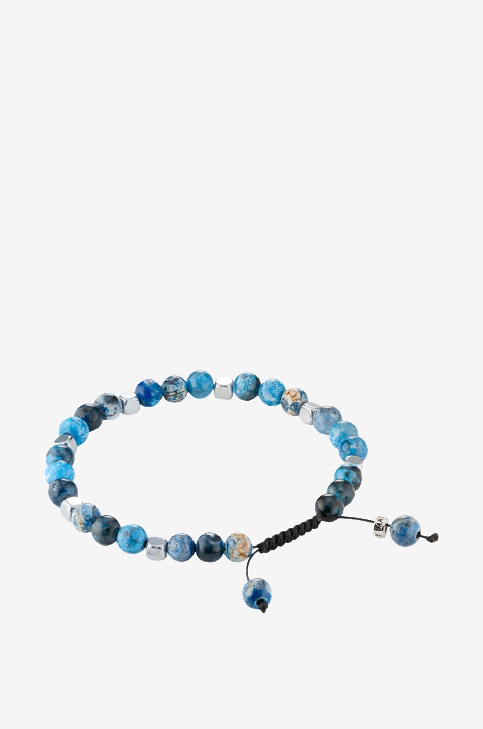 Bracelet en perles de pierre et de métal Nardell