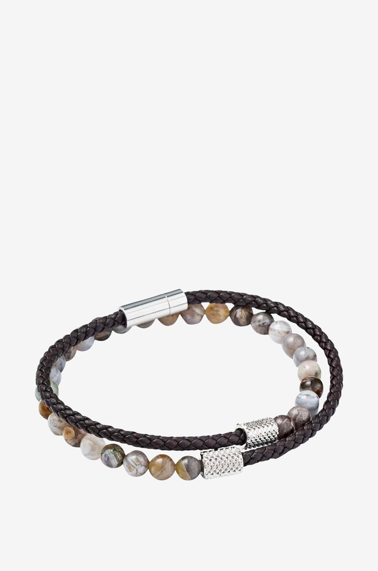 MON ART FIRENZE 2er-Set Armbänder Filotto Herren BRAUN 1