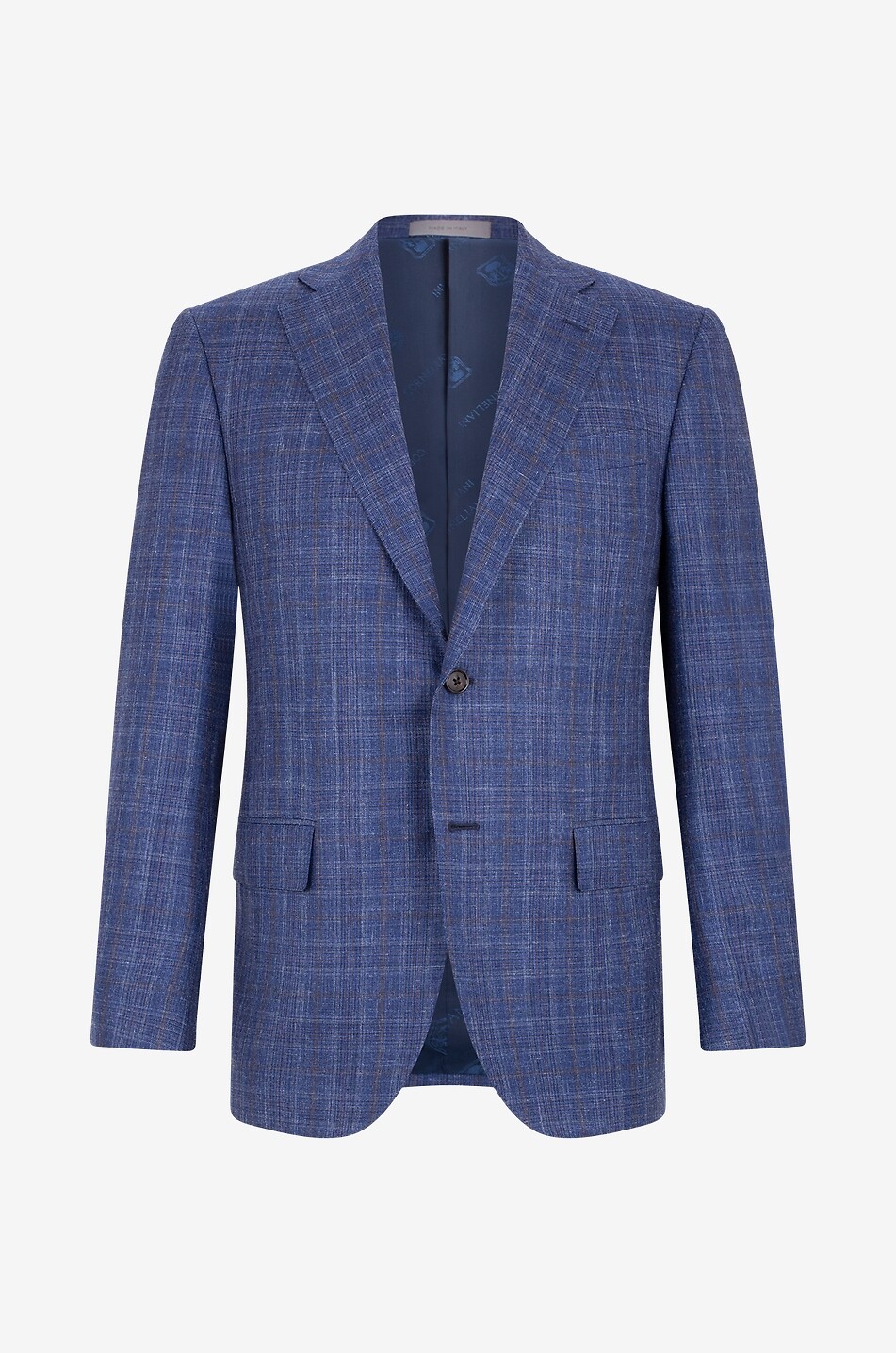 Wool silk and linen blazer